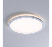 Paulmann Panel LED redondo Atria Shine (Blanco cálido, 19 W, Blanco, Diámetro: 29,3 cm)