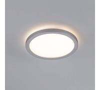 Panel LED Paulmann Atria Shine cromado, Ø 19 cm, 3000 K, encendido/apagado, IP20