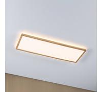 Panel LED Paulmann Atria Shine de 58 cm, acabado madera, IP44, 3000 K,