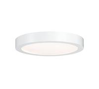 Panel LED Paulmann Lunar 300 mm, 16 W, 3000 K, blanco mate, aluminio | Panel LED redondo para montaje en pared y techo, luz blanca cálida, IP20, alto rendimiento lumínico, de larga duración