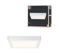 Paulmann 70646 Panel LED Lunar angular 300x300mm 18W 230V Blanco aluminio mate plafón LED lámpara de techo iluminación de techo