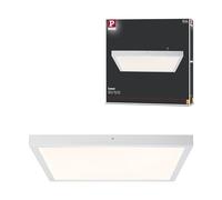 Panel LED Paulmann Lunar 600 x 600 mm, 25 W, 3000 K, blanco mate | Diseño rectangular, luz blanca cálida, iluminación uniforme de la estancia, para montaje en pared o techo