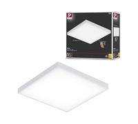 Panel LED Paulmann Velora 225 x 225 mm, 12 W, 3000 K, blanco mate | Regulable con un interruptor de luz normal, iluminación uniforme de la estancia, IP20, montaje en pared o techo