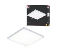 Panel LED Paulmann Velora 300 x 300 mm, 16,8 W, 3000 K, blanco mate | Iluminación uniforme de la estancia, diseño plano, para montaje en pared y techo, IP20, conexión directa a 230 V