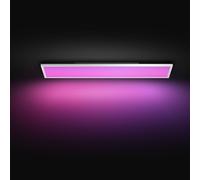 Philips Hue - Panel Led Inteligente Surimu, 60W-4150 lúmens, Luz Blanca de Cálida a Fría, Compatible con Alexa y Google Home, 120x30cm, Blanco