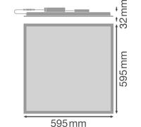 Panel LED PL FLEX 600 ZB S 30W 840 U19 4099854513848