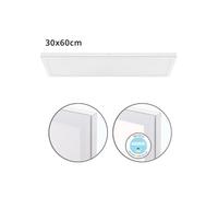 Panel led rectangular aluminio color blanco serie voltaire 60cm 60 cm