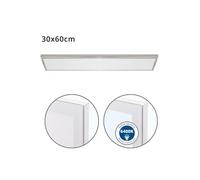INTERLUSA Panel superficie VOLTAIRE 30x60 36W LED 2880lm 6400K 120° C.60xL.30xA.2,3cm Niquel