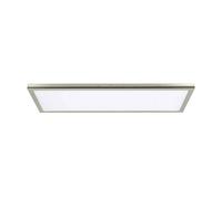 Panel led rectangular metal color niquel serie tivoli 30cm