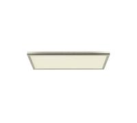 Panel led rectangular metal color niquel serie tivoli 30cm 30 cm