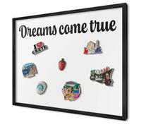 Panel Magnético 70x50 cm | con Marco Negro | Dreams Come True