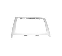 Panel Marco Radio 220 X 130 Mm para VW para Polo 2014-2017 Kit Instalación Panel Moldura Tablero Estéreo(Gris Plateado)