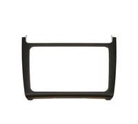 Panel Marco Radio 220 X 130 Mm para VW para Polo 2014-2017 Kit Instalación Panel Moldura Tablero Estéreo(Negro Mate)