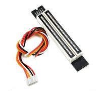 Panel medidor dual de 12 niveles LED VU estéreo con ajuste de velocidad para sistemas de audio, indicador de luz verde naranja rojo, fuente de alimentación CC 7-12V