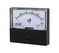 Panel microamperímetro analógico DH-670 uA, amperímetro, medidor de corriente, probador de corriente DC50uA 100uA 200uA 300uA 500uA 1000uA (Color : 500uA, Size : 60X70mm)