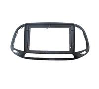 Panel Moldura Cuadro Cuadros Unidad Principal 2DIN Fascias Radio 9 Pulgadas 2015 para Fiat para Doblo Reproductor Estéreo(Sólo Marco)