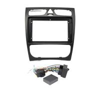 Panel Montaje Cuadro Mandos Moldura Radio 9 Pulgadas para C-Klasse W203 CLK-klasse W209 G-klasse W463 para Vito para Viano W639(Enmarcar un canbus-A)