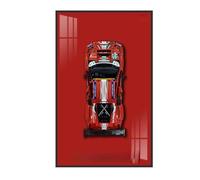 Panel Mural para Coches de Carrera F1 77242-77251, Marco Lego Technic Vitrina de acrílico,Marco de Arte de Carreras de Regalo de coleccionista (Modelo no Incluido)(with USB LED Light)