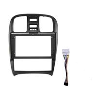 Panel Navegación Coche Kit de marco para unidad principal de reproductor multimedia de radio de coche, cubierta de panel compatible con Hyundai Sonata FE 2003-2009(Frame Cable Set)