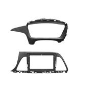 Panel Navegación Coche Panel frontal para radio DVD estéreo de doble DIN de 9 pulgadas para salpicadero de coche, compatible con Hyundai Sonata 7 LF 2014-2017(Only Frame)