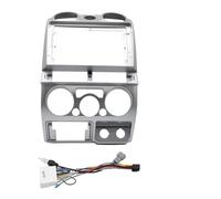 Panel Navegación Coche Radio Fascia Compatible con ISUZU D MAX MU-7 2001-2005 Compatible con CHEVROLET COLORADO. Incluye panel estéreo de 9 pulgadas y marco para tablero.(2006-2012 silver Cab)