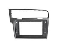 Panel Navegación Coche Radio Fascia Kit de marco para radio de coche compatible con VW Golf 7 (2013-2017). embellecedor y placa frontal para la instalación del estéreo del coche.(Silver 9 inch)