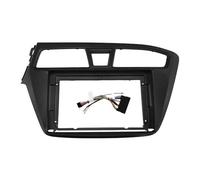 Panel Navegación GPS Coche Pantalla 9 Pulgadas Marco Panel Radio Marco Estéreo De 2 DIN para Hyundai I20 2014 2015 2016 2017 2018 POMPOMPUR(Frame Cable-LHD)