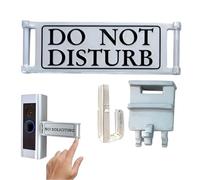 Panel no molestar, no molestar,Panel sin decoloración sin necesidad de solicitar | Panel impermeable y reutilizable de doble uso, percha de puerta para sesión de sueño en curso de spa