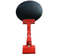 Panel opaco de soldadura Panel de soldadura con clip ajustable portátil de 6x13 pulgadas Protección integral Apagón contra chispas y escombros (rojo)