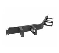 Panel organizador de cables DeLock 66667 1U 19" 4 ganchos metálico negro