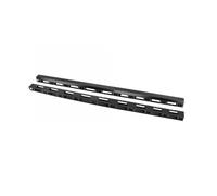PANEL ORGANIZADOR DE CABLES VERTICAL RACK 19" 47U SUELO NEGRO 2 PIEZAS