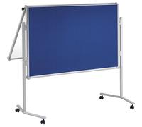 Panel para conferencias MAULpro, plegable MAUL, tela azul / panel rotulable