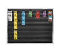 Panel para insertar tiras magnetoplan, 61 guías