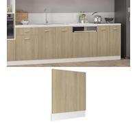 Panel para lavavajillas Lyon Roble Sonoma 59,5 x 3 x 67 cm | Madera contrachapada, acabado roble sonoma, diseño simple, fácil de limpiar, gama Lyon