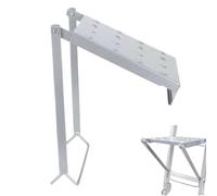 Panel para peldaños escalera | Panel para escaleras para trabajos, accesorio de extensión de acero inoxidable para tareas de alta altitud para cocina, biblioteca, electricista, pintor, mecánico