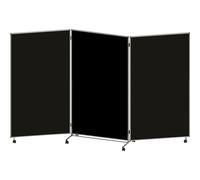 Panel para presentaciones, plegable y móvil eurokraft basic, H x A x P 1905 x 3040 x 500 mm