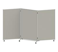 Panel para presentaciones, plegable y móvil eurokraft basic, H x A x P 1905 x 3040 x 500 mm