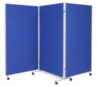 Panel para presentaciones, plegable y móvil eurokraft basic, H x A x P 1905 x 3040 x 500 mm