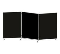 Panel para presentaciones, plegable y móvil eurokraft basic, H x A x P 1905 x 3640 x 500 mm