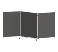 Panel para presentaciones, plegable y móvil eurokraft basic, H x A x P 1905 x 3640 x 500 mm