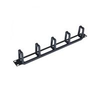 Panel pasa cables wp 1u plastico negro