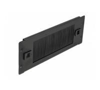 Panel pasacables DeLock 66345 2U con cepillo para armario de red 10"