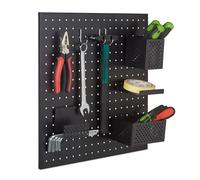 Panel perforado organizador de herramientas estante modular 9 piezas 2,6 kg