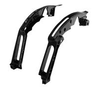 Panel Protector contra Salpicaduras de Guardabarros Kit de Soporte de Soporte de Guardabarros Trasero Negro for Touring for Road King for Electra Glide for Street for FLHX for 2014-2023