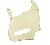 Panel protector de arañazos para guitarra, 10 agujeros alineados con precisión, cubierta protectora decorativa para mejorar la longevidad del instrumento, accesorios profesionales de piezas de bajo