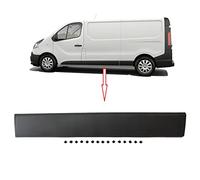 Panel protector de moldura lateral izquierda compatible con Trafic Mk3 Vivaro B Talento 768556674R (izquierdo largo)