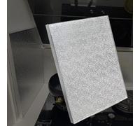 Panel Protector térmico, Alfombrilla Protectora térmica de Aluminio ignífuga para Zonas de cocción, protección de electrodomésticos de Cocina, Aislante de tuberías de Gas, Barrera Resistente