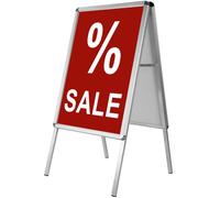 Panel publicitario doble cara, aluminio, DIN A1