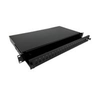 Panel rack Alantec Roline FOP-1U-24SCS-C negro 1U montaje en bastidor