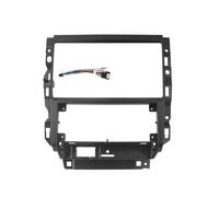 Panel Radio Coche Panel De Radio para Coche Kit De Montaje con Cable Marco Audio 9 Pulgadas para VW para Golf para Bora MK4(Frame Cable)